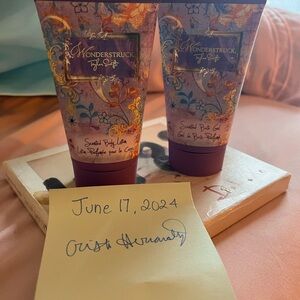 Wonderstruck by Taylor Swift lotion and body wash